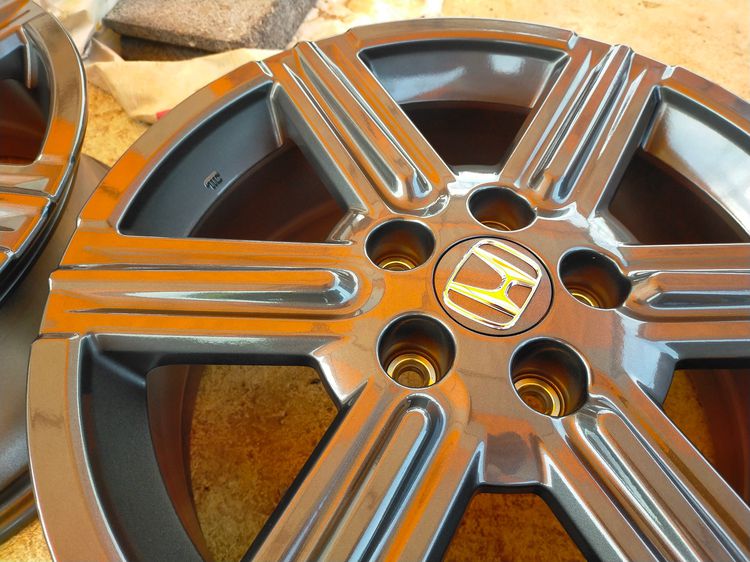 แม็กฮอนด้า ขอบ17 กว้าง7 et50 สีเดิมป้ายแดง ใส่ HRV CRV และ accord civic รูปที่ 6