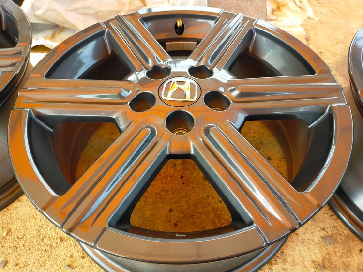 แม็กฮอนด้า ขอบ17 กว้าง7 et50 สีเดิมป้ายแดง ใส่ HRV CRV และ accord civic รูปที่ 3
