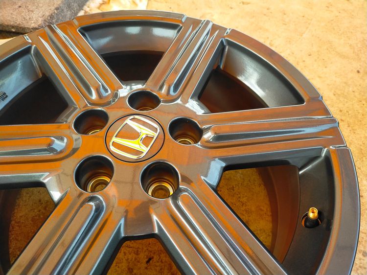 แม็กฮอนด้า ขอบ17 กว้าง7 et50 สีเดิมป้ายแดง ใส่ HRV CRV และ accord civic รูปที่ 7