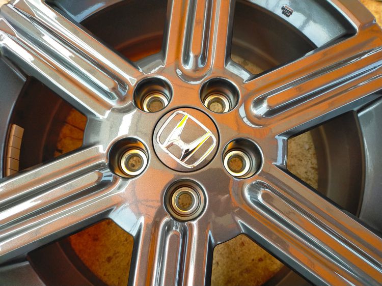 แม็กฮอนด้า ขอบ17 กว้าง7 et50 สีเดิมป้ายแดง ใส่ HRV CRV และ accord civic รูปที่ 5