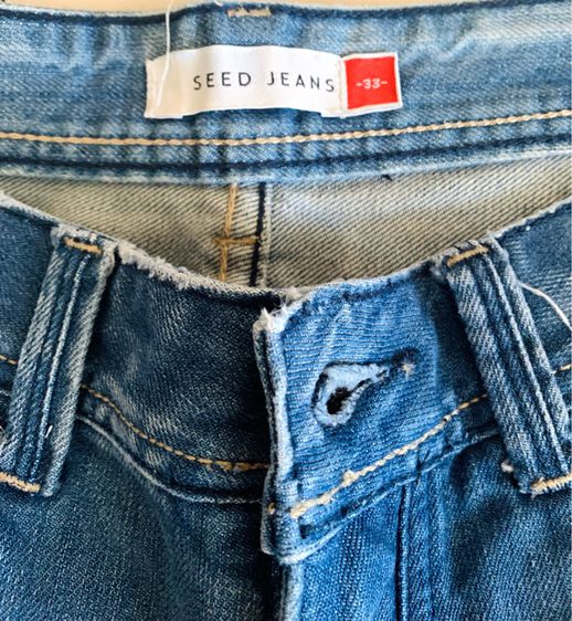 กางเกงยีนส์ขายาว ยี่ห้อ Seed Jeans สภาพดี ใส่น้อย รูปที่ 4
