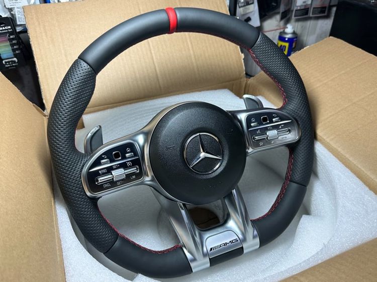 Mercedes Benz Steering Wheel AMG 2019 และ Airbag ตรงรุ่น งานจีน พวงมาลัย รถ เบนซ์
