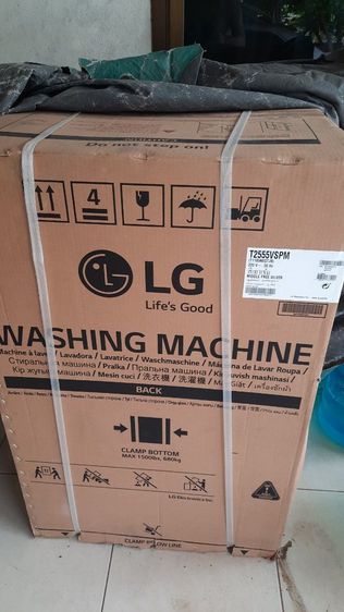 เครื่องซักผ้า 15 กิโล LG ฝาบนเครื่องใหม่ยังไม่แกะกล่อง