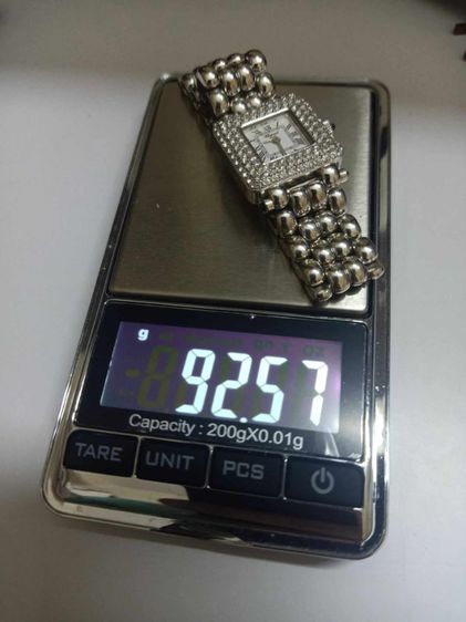 นาฬิกา Chopard Diamond Ladies 18k Solid White Gold ขอบเพชรแท้โรงงาน3แถว112เม็ด รวม2กะรัต แบรนด์Hi-End ระดับโลก หน้าปัดขาว หลักโรมัน  รูปที่ 3