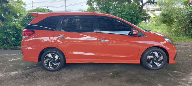 Honda Mobilio 2015 1.5 RS Utility-car เบนซิน ไม่ติดแก๊ส เกียร์อัตโนมัติ ส้ม รูปที่ 2