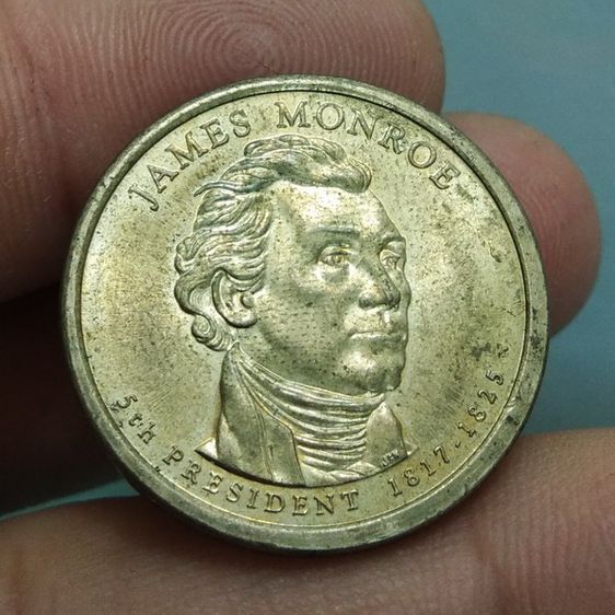 7026-เหรียญ 1 Dollar ที่ระลึกประธานาธิบดี JAMES MONROE 5th PRESIDENT รูปที่ 14