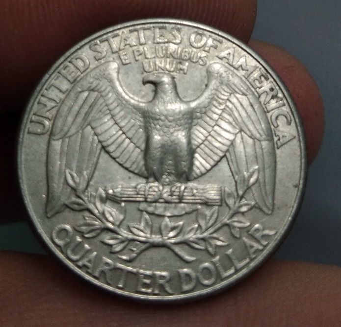 7029-เหรียญกษาปณ์ต่างประเทศสหรัฐอเมริกา ประธานาธิบดี จอร์จ วอชิงตัน หลังนกอินทรีย์ รูปที่ 8