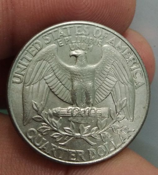 7029-เหรียญกษาปณ์ต่างประเทศสหรัฐอเมริกา ประธานาธิบดี จอร์จ วอชิงตัน หลังนกอินทรีย์ รูปที่ 10