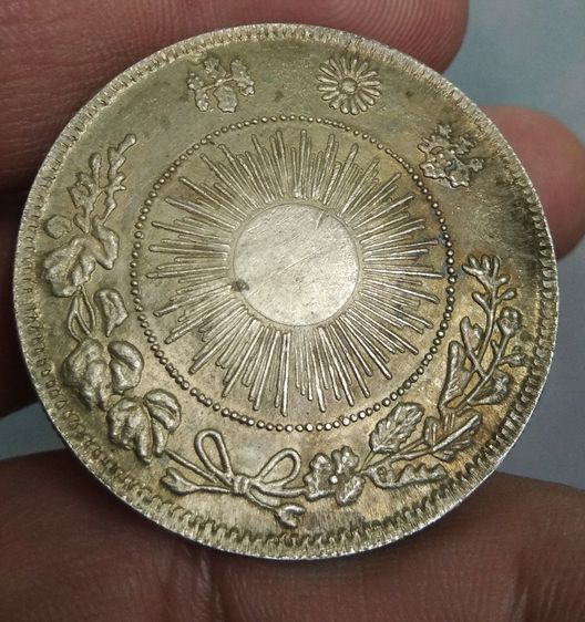 7047-เหรียญมังกรจีน ต่างประเทศ  หลังพระอาทิตย์  ขนาดเส้นผ่าศูนย์กลางประมาณ 3.8 ซม รูปที่ 12