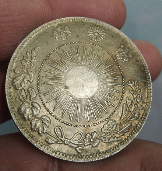 7047-เหรียญมังกรจีน ต่างประเทศ  หลังพระอาทิตย์  ขนาดเส้นผ่าศูนย์กลางประมาณ 3.8 ซม รูปที่ 10