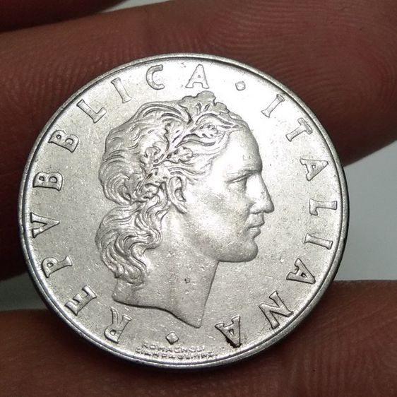 7082-เหรียญค่างประเทศอิตาลี หลังคนตีเหล็ก รูปที่ 12