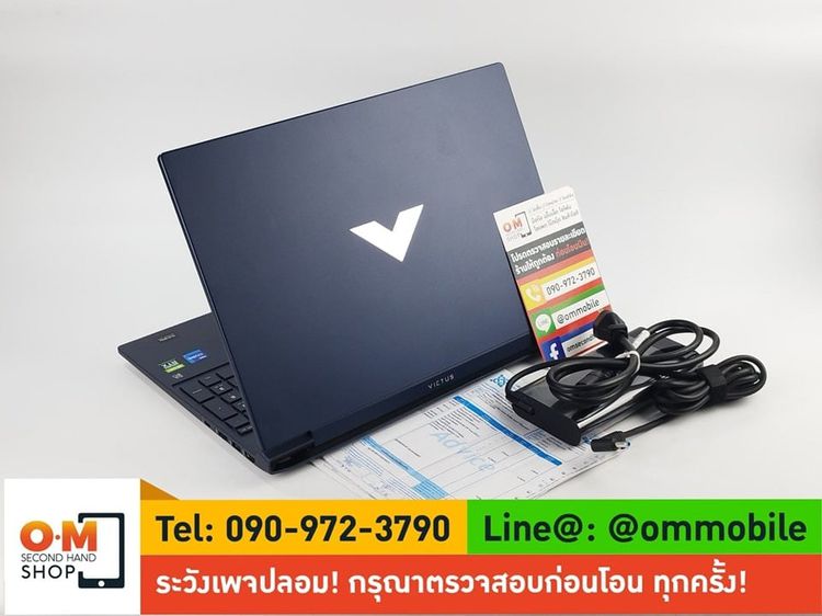 วินโดว์ 16 กิกะไบต์ ใช่ HP Victus Laptop 15-FA0087TX i7-12700H Ram16 SSD512 RTX3050Ti ศูนย์ไทย ประกันศูนย์ สวยมาก เพียง 25,900 บาท