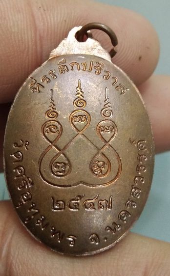 7104-เหรียญหลังเต่าหลวงพ่อจ้อย วัดศรีอุทุมพร เนื้อทองแดงเก่า รูปที่ 8