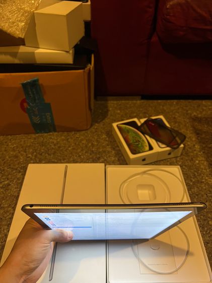 ขายiPadPro12.9สีดำ32กิ๊กและสีทอง128กิ๊กWifi Celluer ใส่ซิมได้มีกล่องอีมี่ตรงสูนTrueถูกๆ รูปที่ 3