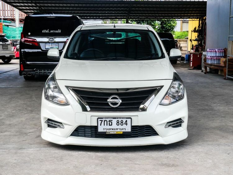 Nissan Almera 2018 1.2 E Sportech Sedan เบนซิน ไม่ติดแก๊ส เกียร์อัตโนมัติ ขาว รูปที่ 2