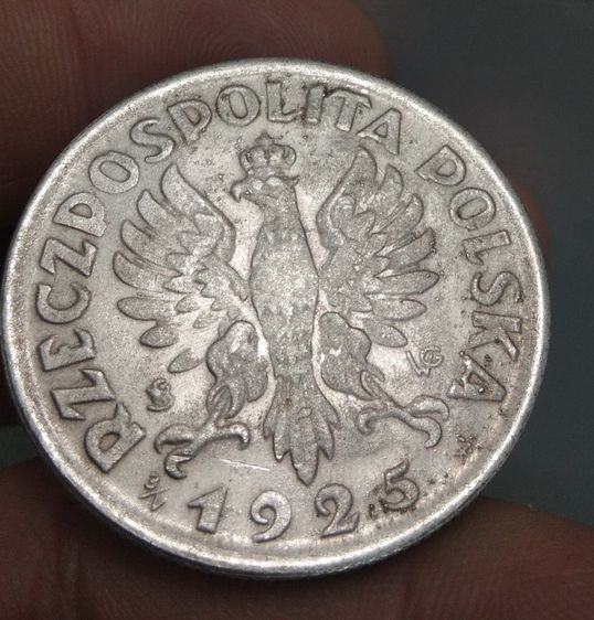7169-เหรียญต่างประเทศ หลังนกอินทรีย์  ขนาดเส้นผ่าศูนย์กลางประมาณ 3.5 ซม รูปที่ 2