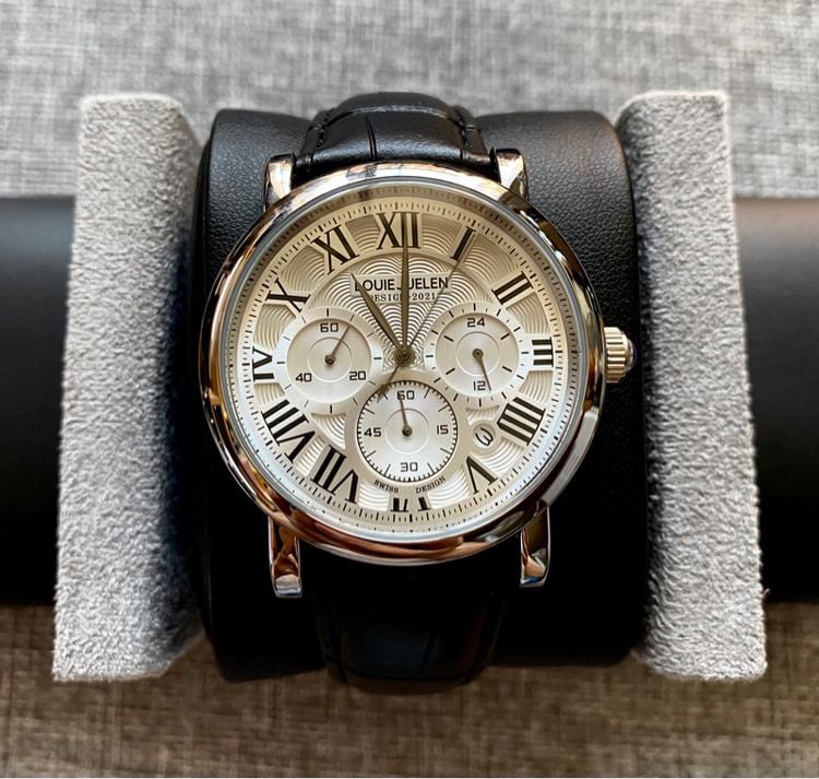 อื่นๆ เงิน Luxury Watch นาฬิกาสายหนัง