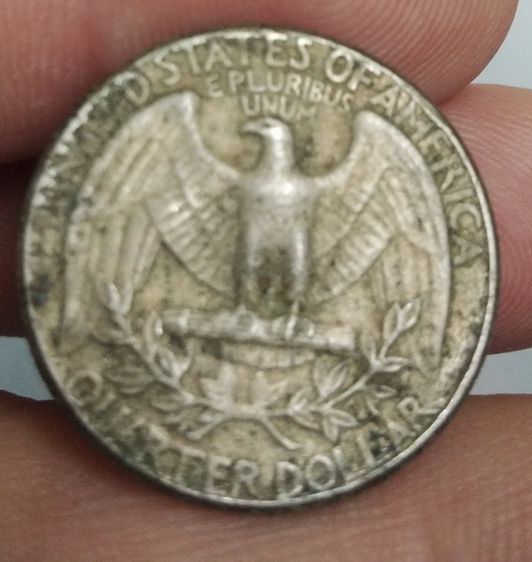 7238-เหรียญต่างประเทศสหรัฐอเมริกา  ประธานาธิบดีจอร์จวอชิงตัน หลังนกอินทรีย์ รูปที่ 6