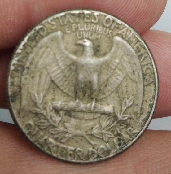 7238-เหรียญต่างประเทศสหรัฐอเมริกา  ประธานาธิบดีจอร์จวอชิงตัน หลังนกอินทรีย์ รูปที่ 4