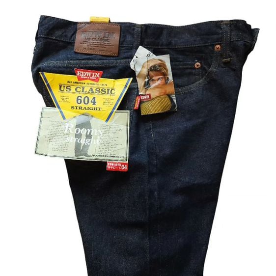 Edwin US Classic Jeans รุ่น 604 Straight เอว30นิ้ว รูปที่ 6