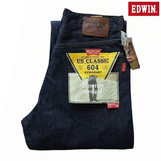 ยีนส์ Edwin US Classic Jeans รุ่น 604 Straight เอว30นิ้ว