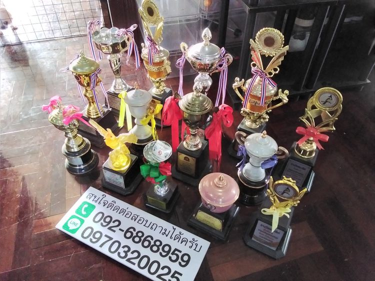 ขายถ้วยรางวัลเเข่งนกทั้งหมด ทั้งหมดตามรูป ขายถูก1500บ รูปที่ 2