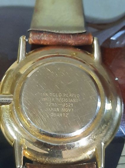ขอขายนาฬิกาขอมือแบรนด์เนมของยี่ห้อ Hennessy เคลือบทอง 18K รหัส Y295-1521 Japan movt. quartz.ใช้ถ่านเดินตรงสภาพไม่มีเสีย รูปที่ 8
