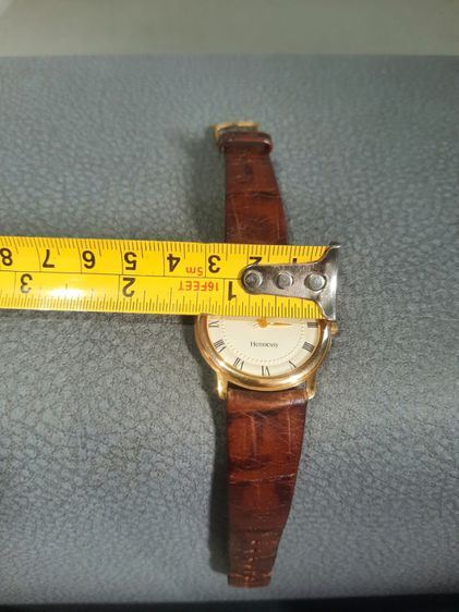 ขอขายนาฬิกาขอมือแบรนด์เนมของยี่ห้อ Hennessy เคลือบทอง 18K รหัส Y295-1521 Japan movt. quartz.ใช้ถ่านเดินตรงสภาพไม่มีเสีย รูปที่ 10