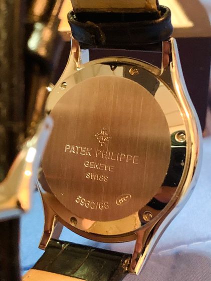นาฬิกาข้อมือ ยี่ห้อ Patek สายหนังสีดำ สภาพเยี่ยม รูปที่ 5