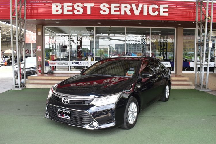 Toyota Camry 2016 2.0 G Sedan เบนซิน ไม่ติดแก๊ส เกียร์อัตโนมัติ ดำ