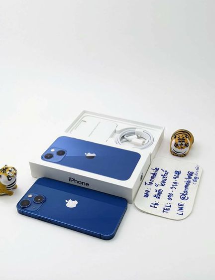 ขาย  เทิร์น iPhone 13 128 Gb Blue ศูนย์ไทย ของใหม่มือ 1 แกะซีลเช็คเครื่อง ประกันเดินวันนี้ เพียง 20,990 บาท ครับ 