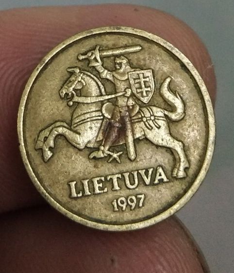 8304-เหรียญอัศวิน ประเทศลิธัวเนีย รูปที่ 8