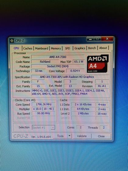 คอมพิวเตอร์(เฉพาะตัวเครื่อง)AMD3.8 รูปที่ 6