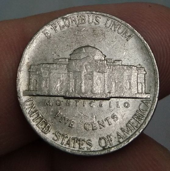 8357-เหรียญต่างประเทศสหรัฐอเมริกา  LIBERTY UNITED STATES OF AMERICA  ปีค.ศ1964 ราคา 5 เซ็นต์ รูปที่ 4