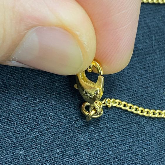 สร้อยคอ CHANEL CC Necklace Matte Gold  รูปที่ 4