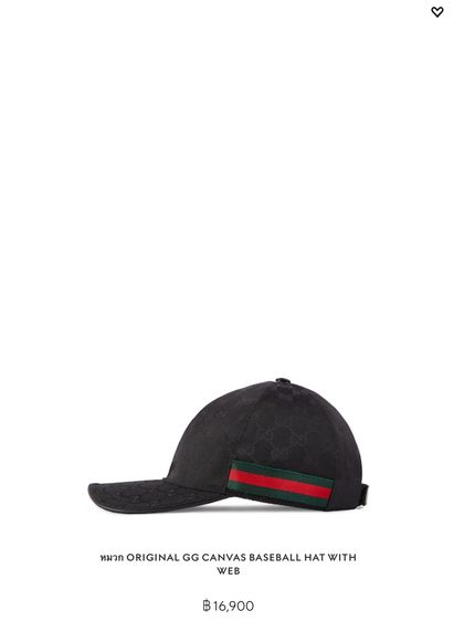 หมวก Gucci Cap รุ่น Original GG รูปที่ 10