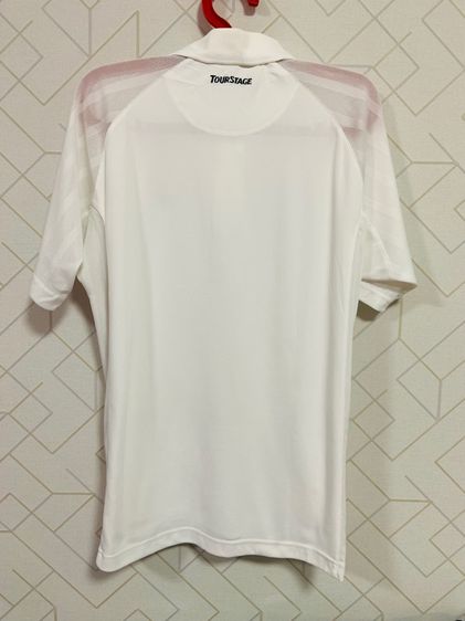เสื้อโปโล TOURSTAGE แท้ 💯 size M ขนาด อก 21 ยาว 27 นิ้ว สภาพใหม่มาก สีขาวทรงสวย เนื้อผ้าดีมาก หายากน่าสะสมครับ รูปที่ 7