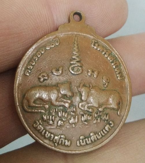 6097-เหรียญเมตตา หลวงพ่อสมชาย วัดเขาสุกิม ครบรอบ 10 ปี โรตารี่ท่าใหม่ เนื้อทองแดงเก่า ปี2537 รูปที่ 18