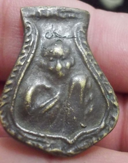 6187-เหรียญหล่อคอน้ำเต้า หลวงพ่อน้อย วัดธรรมศาลา เนื้อทองแดงเก่า รูปที่ 3