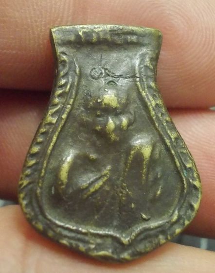 6187-เหรียญหล่อคอน้ำเต้า หลวงพ่อน้อย วัดธรรมศาลา เนื้อทองแดงเก่า รูปที่ 9