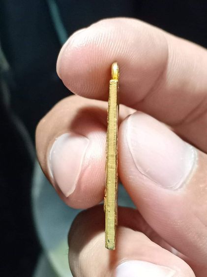 เหรียญเจ้าคุณนรฯ สี่เหลี่ยมหน้าใหญ่ กะไหล่ทอง รูปที่ 5