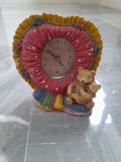 นาฬิกาตั้งโต๊ะ(รูปหัวใจ-หมีแม่ลูก) รูปที่ 2