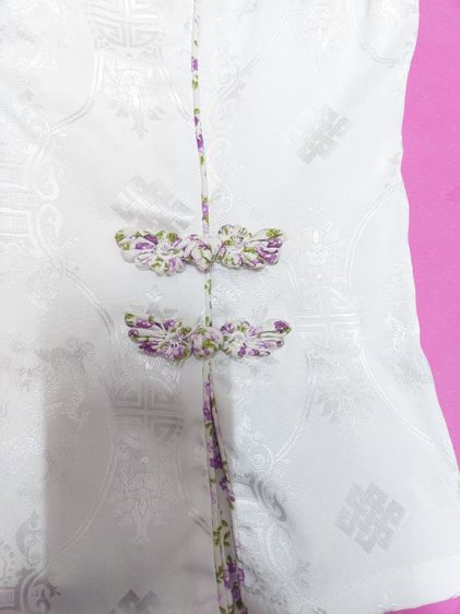 เสื้อคอจีนสีขาวจากไต้หวัน รูปที่ 3