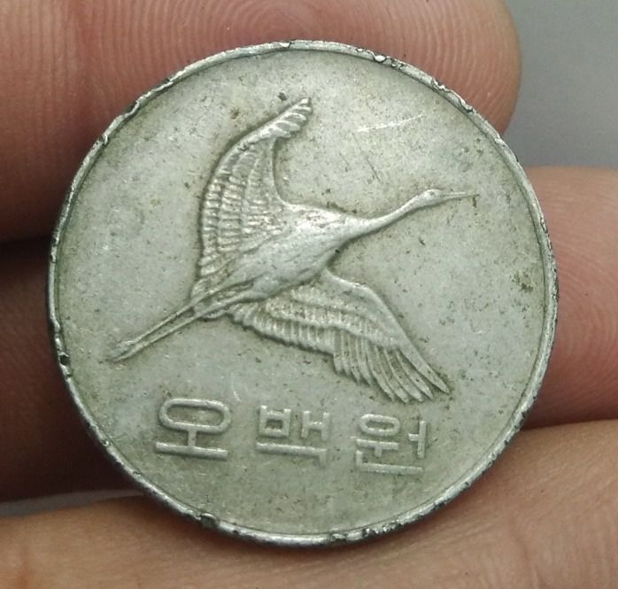 6242-เหรียญต่างประเทศเกาหลี รูปห่านป่า รูปที่ 12
