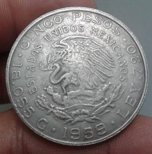 6245-เหรียญต่างประเทศ เงินเปโซ หลังนกอินทรีย์ ขนาดเส้นผ่าศูนย์กลางประมาณ 3.5 ซม รูปที่ 18