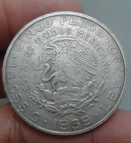 6245-เหรียญต่างประเทศ เงินเปโซ หลังนกอินทรีย์ ขนาดเส้นผ่าศูนย์กลางประมาณ 3.5 ซม รูปที่ 16