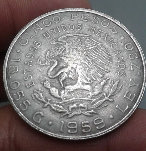 6245-เหรียญต่างประเทศ เงินเปโซ หลังนกอินทรีย์ ขนาดเส้นผ่าศูนย์กลางประมาณ 3.5 ซม รูปที่ 13
