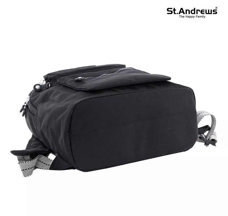 กระเป๋าเป้ St.Andrews แท้ สีดำ กันน้ำ รูปที่ 4
