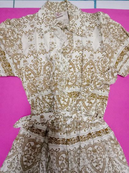 เดรสสีฟ้าลายดอก รูปที่ 4