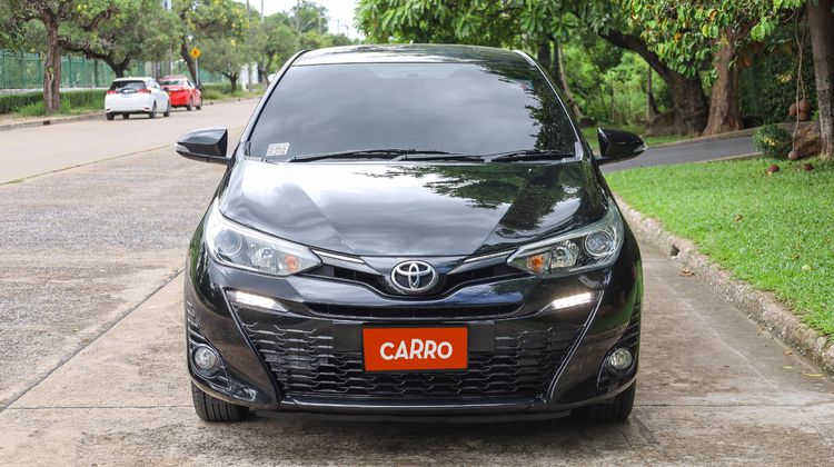 Toyota Yaris ATIV 2019 1.2 G Sedan เบนซิน ไม่ติดแก๊ส เกียร์อัตโนมัติ ดำ รูปที่ 2